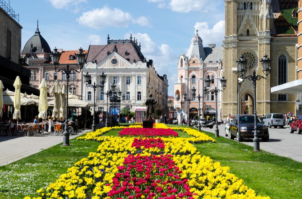 ! Promo! Central Evergreen Studio - Free Public Parking-Fast Wi-Fi Нови-Сад Экстерьер фото